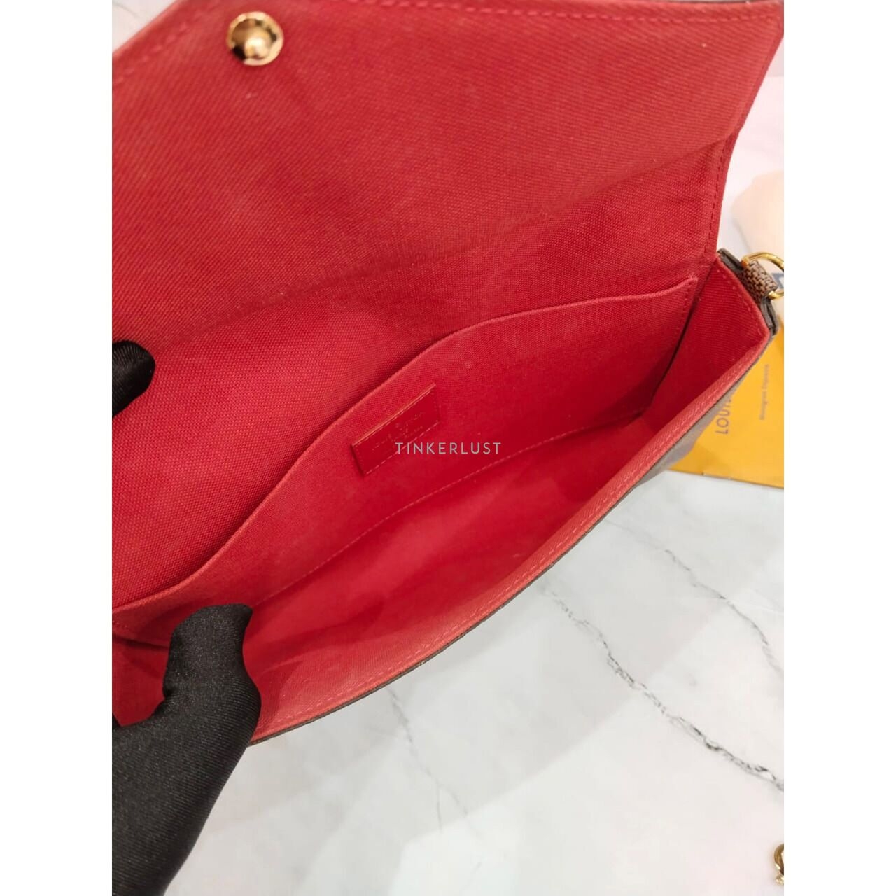 Louis Vuitton Felicie Pochette Damier Ebene 2019 Sling Bag