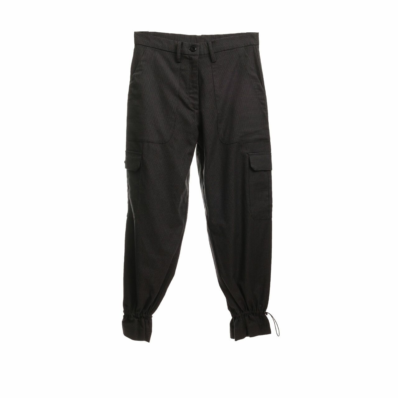 Wearstatuquo Black & Grey Long Pants