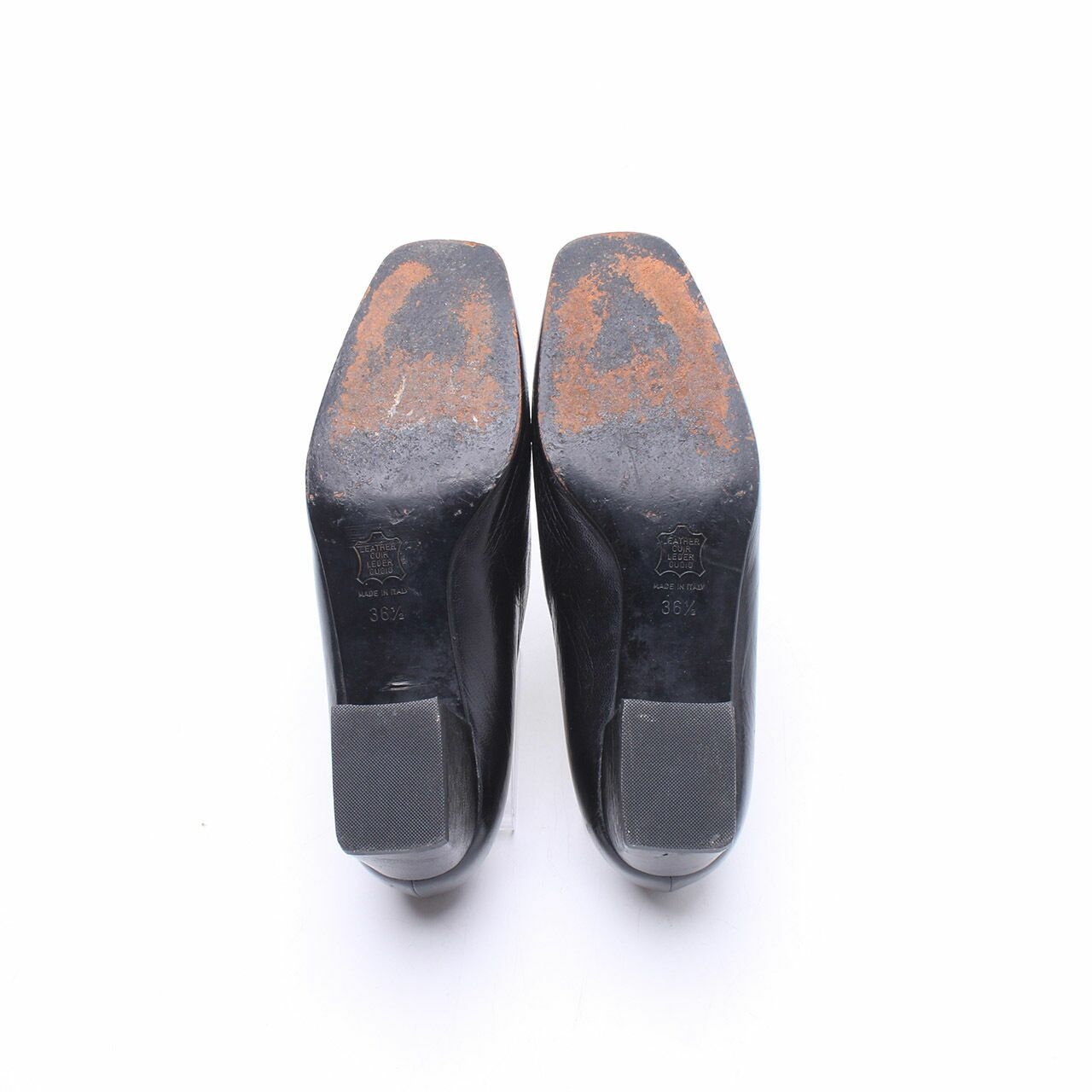 Fendi Vintage Black Block Heels