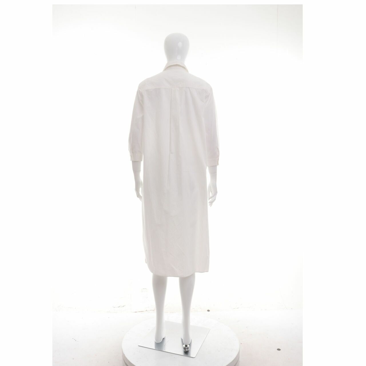 Mango White Midi Dress
