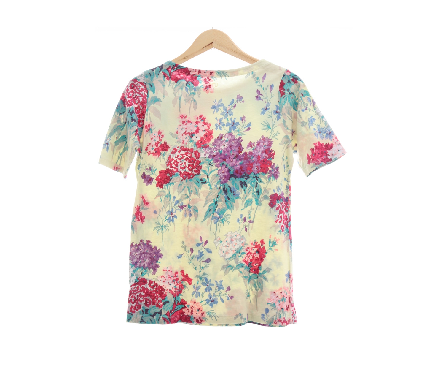 Uniqlo Yellow Floral T-Shirt