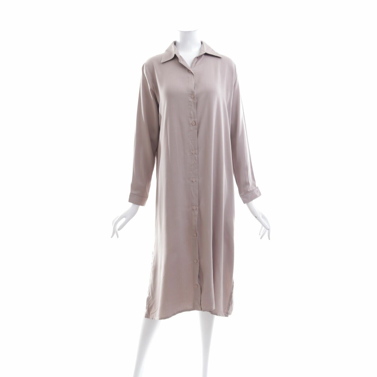 Private Collection Taupe Slit Shirt