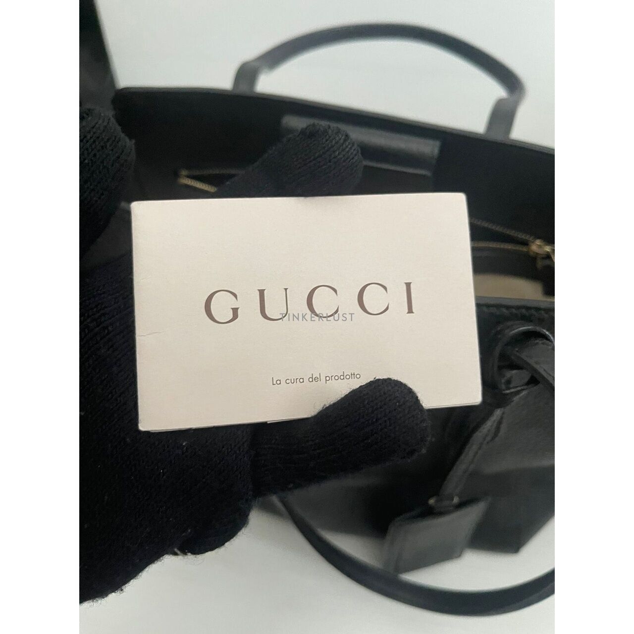Gucci Swing Black Tote Bag