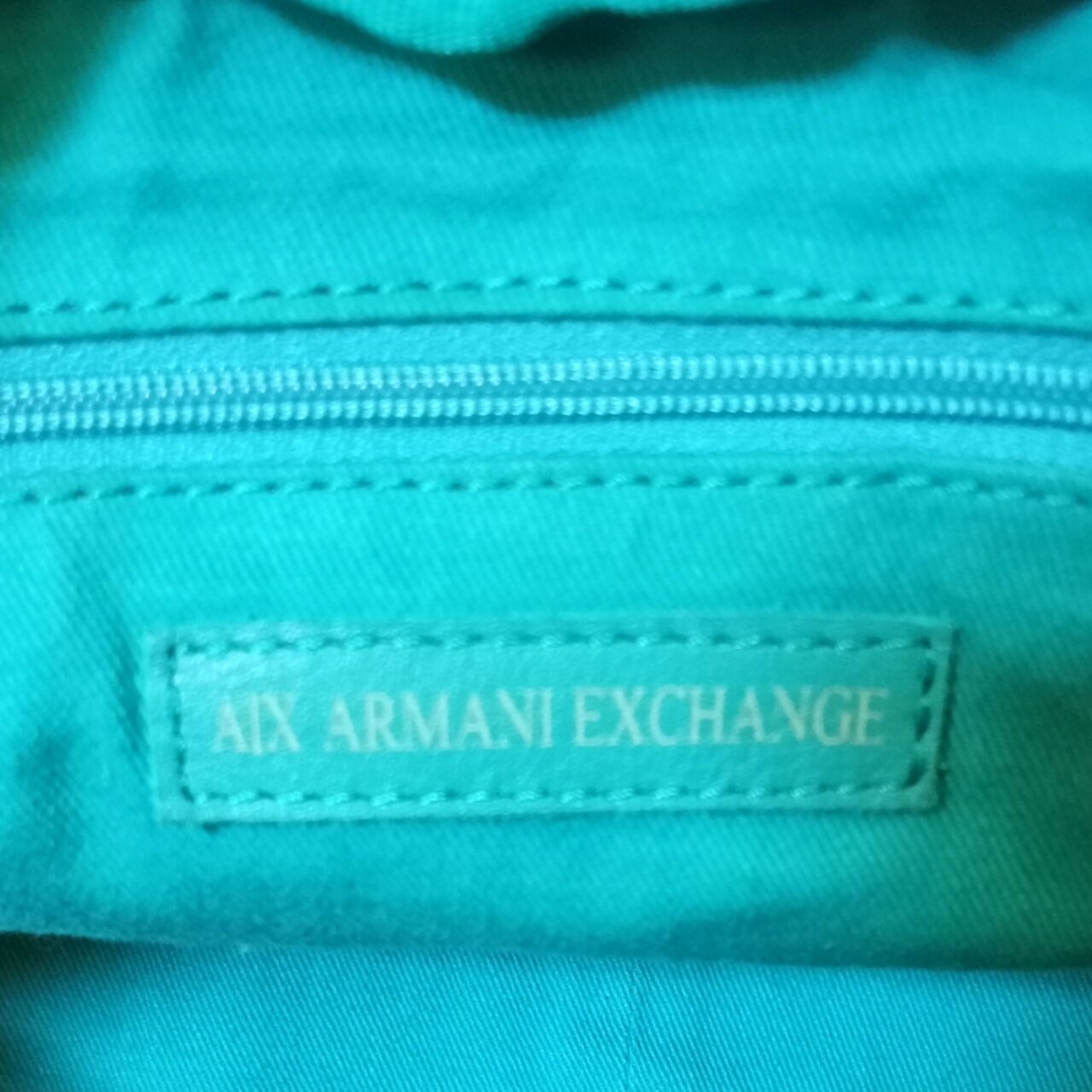 Armani Exchange Teal Shoulder Bag