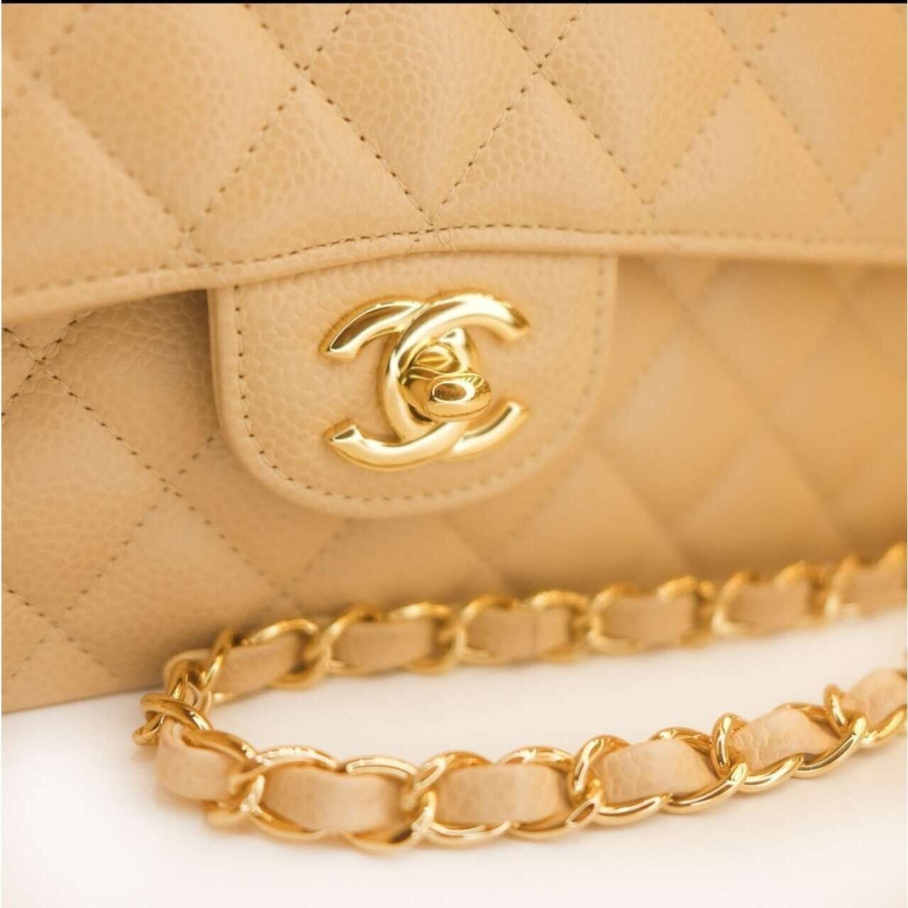 Chanel Brown Flap Classic Shoulder Bag