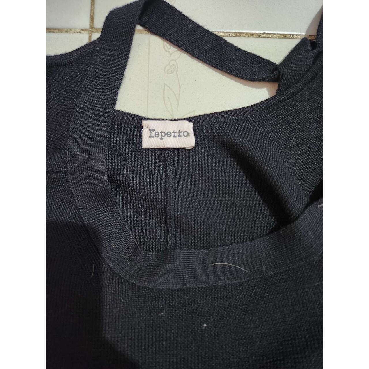 Repetto Black Long Sleeve Blouse