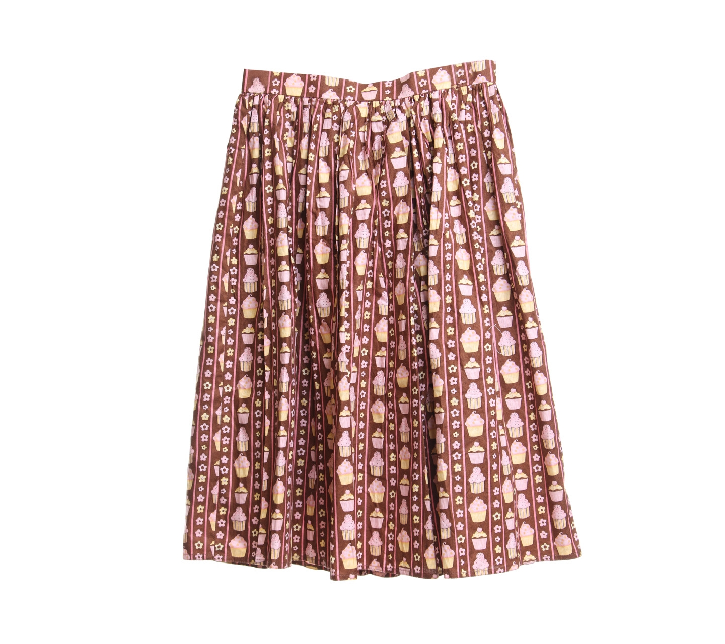 Private Collection Multi Colour Patterned Midi Skirt