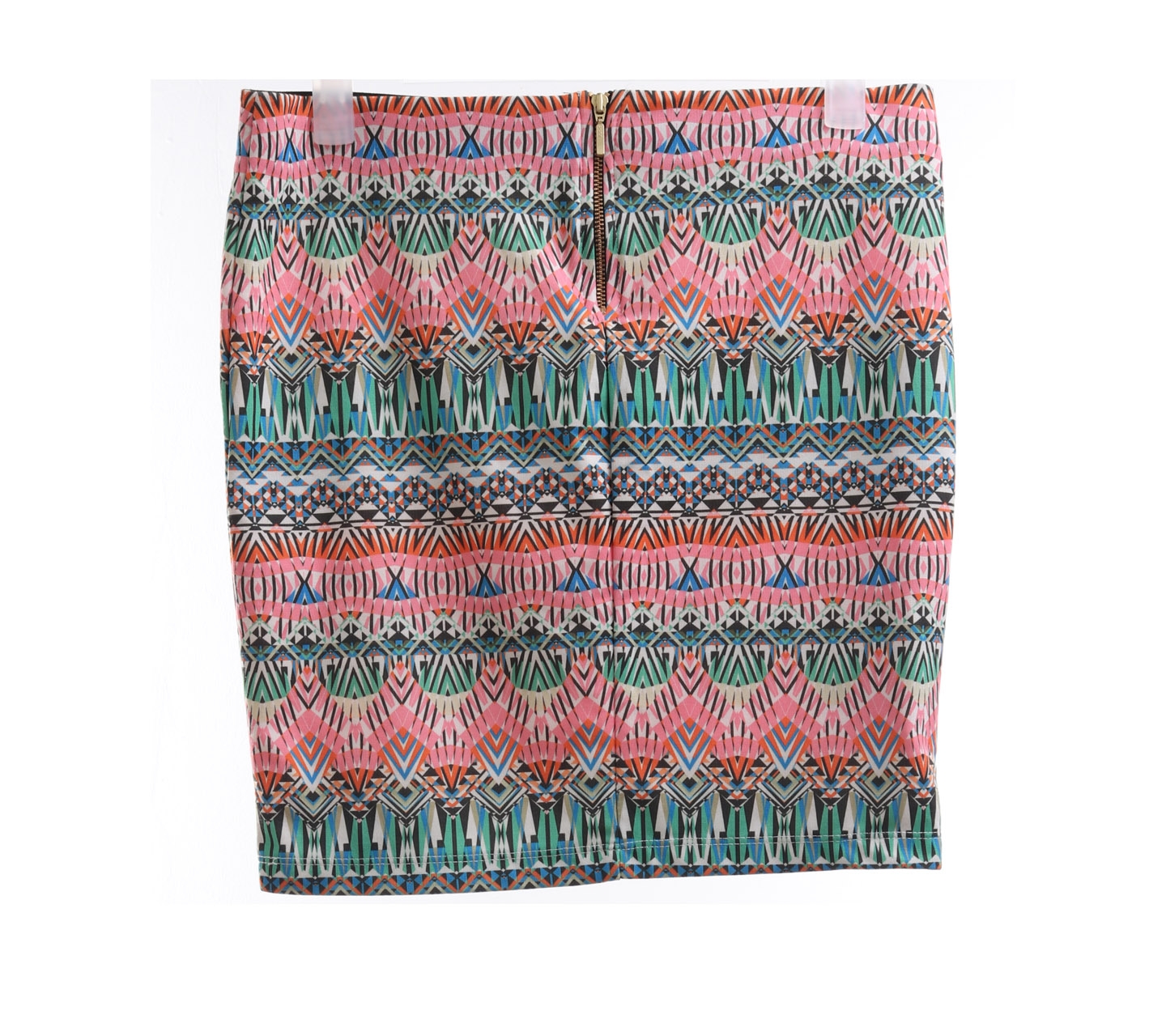 Stradivarius Multicolor Tribal Mini Skirt
