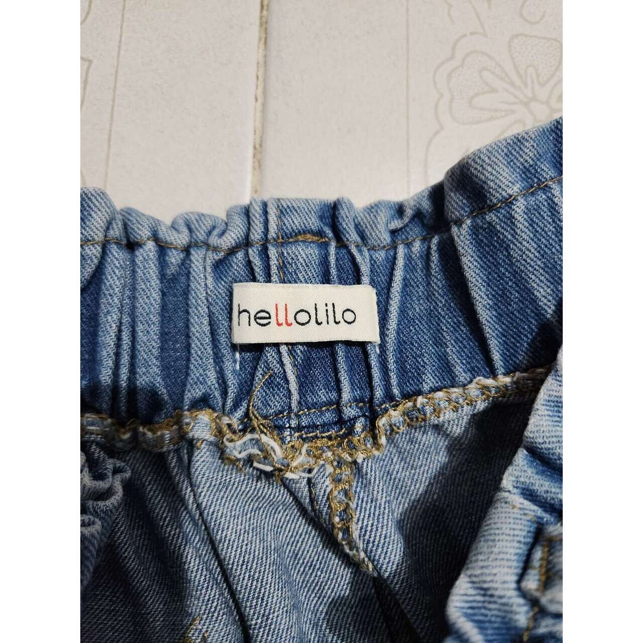 hellolilo Blue Washed Short Pants