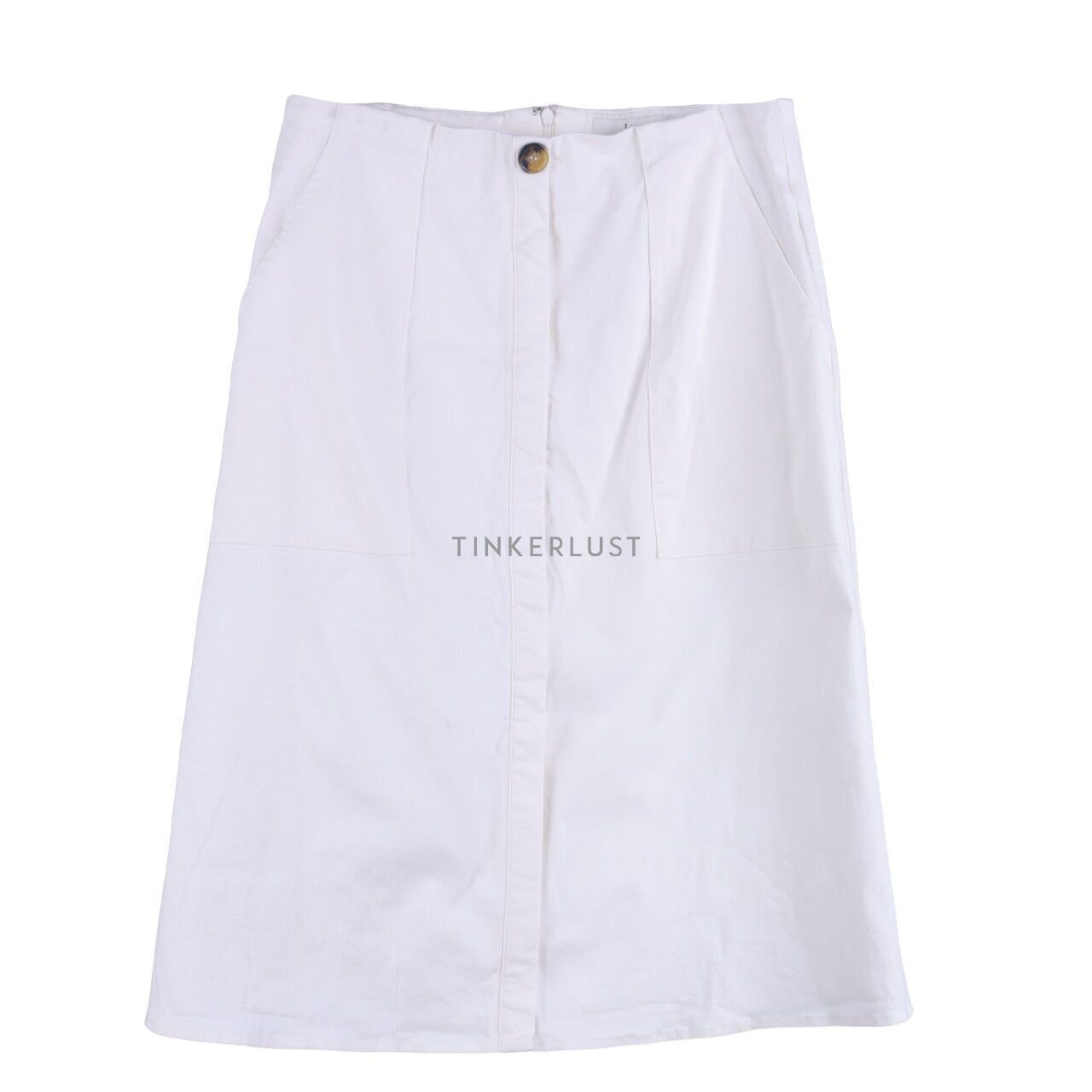 Love, Bonito Off White Midi Skirt