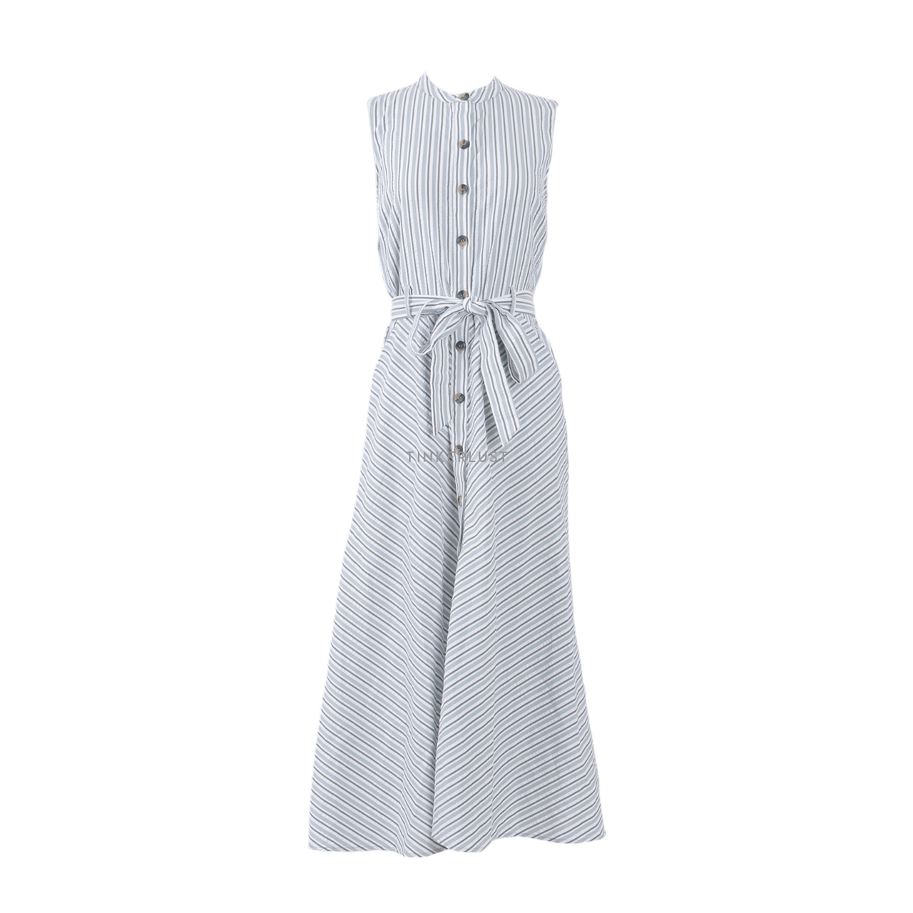 Zara Multi Stripes Midi Dress