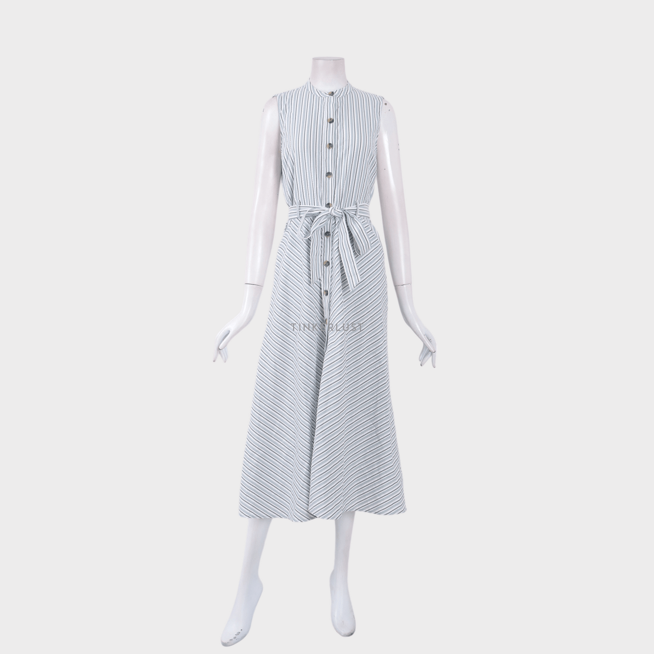 Zara Multi Stripes Midi Dress