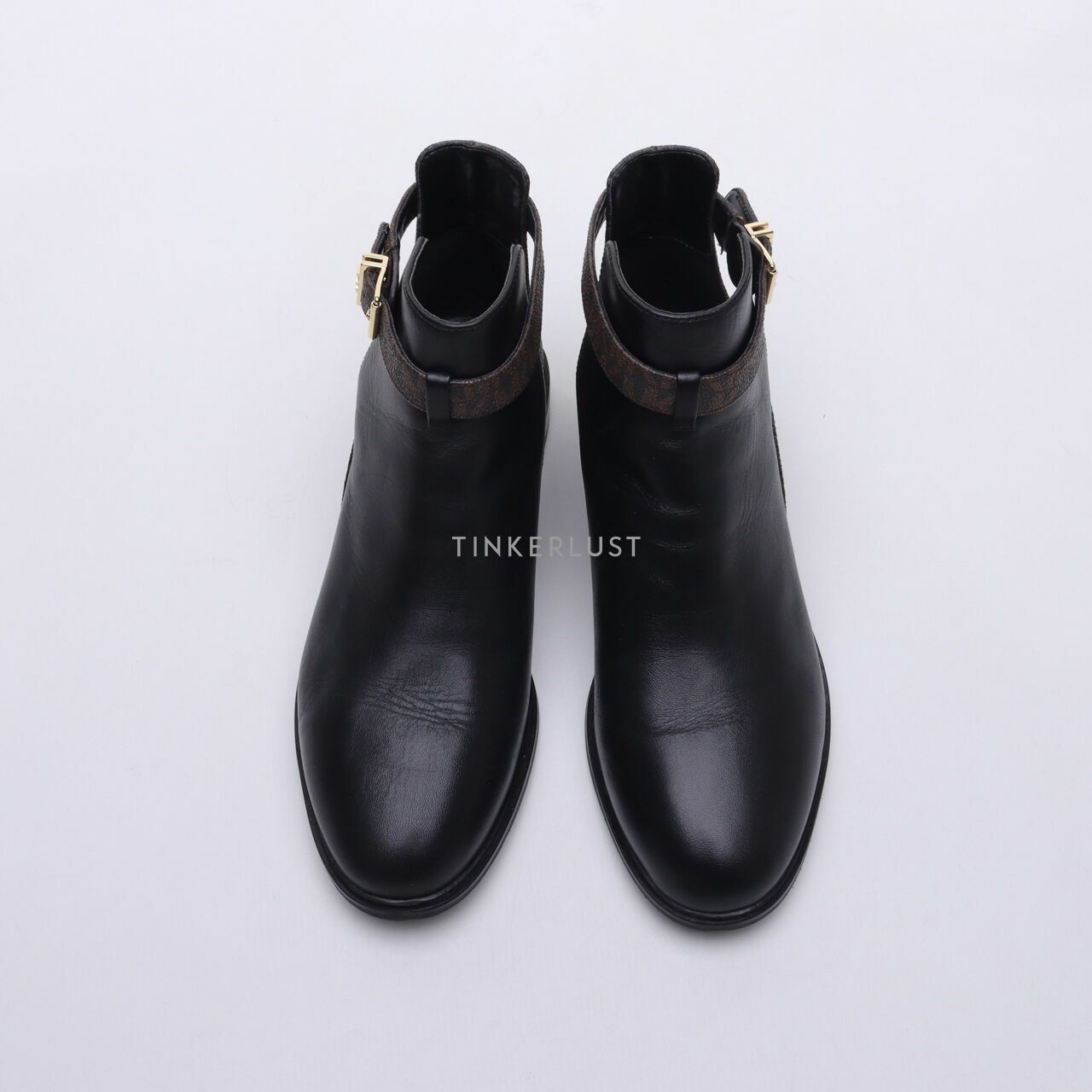 Michael Kors Black/brown Lawson Bootie Boots