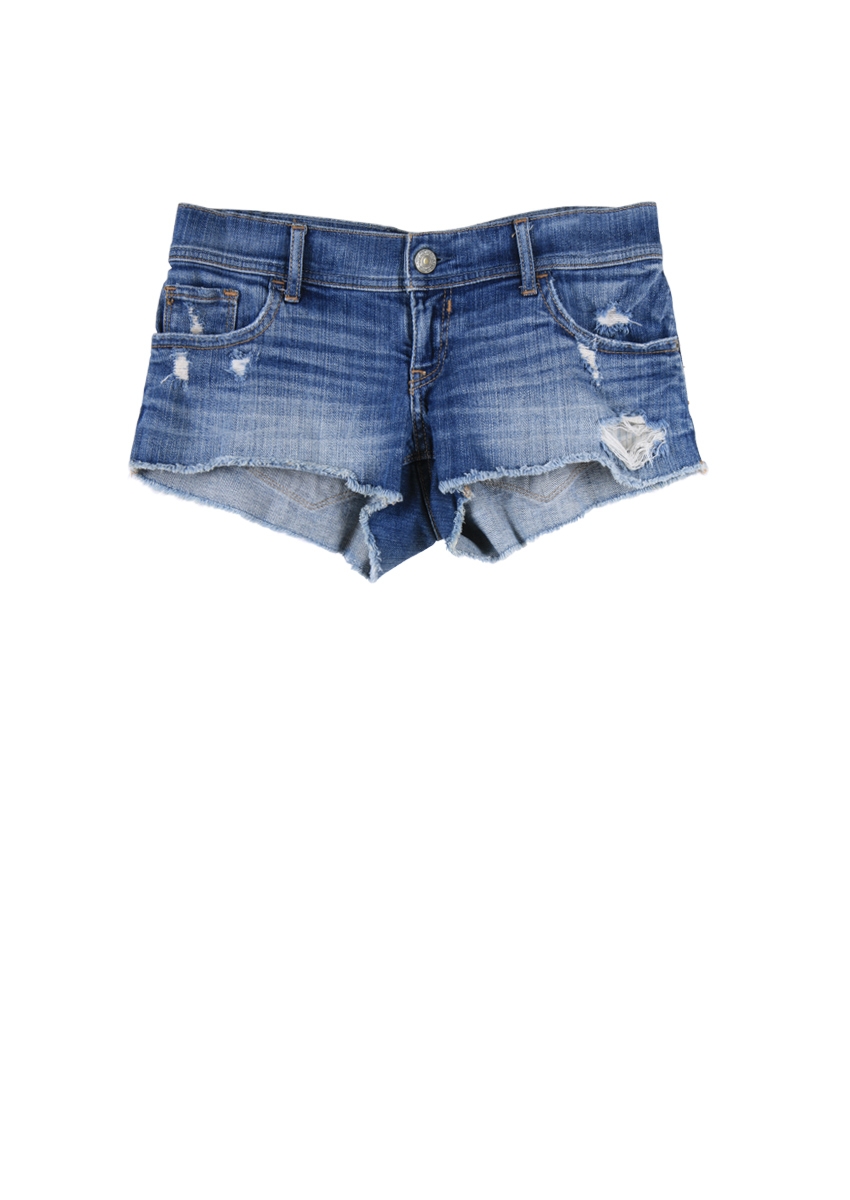 Abercrombie & Fitch Blue Ripped Pants