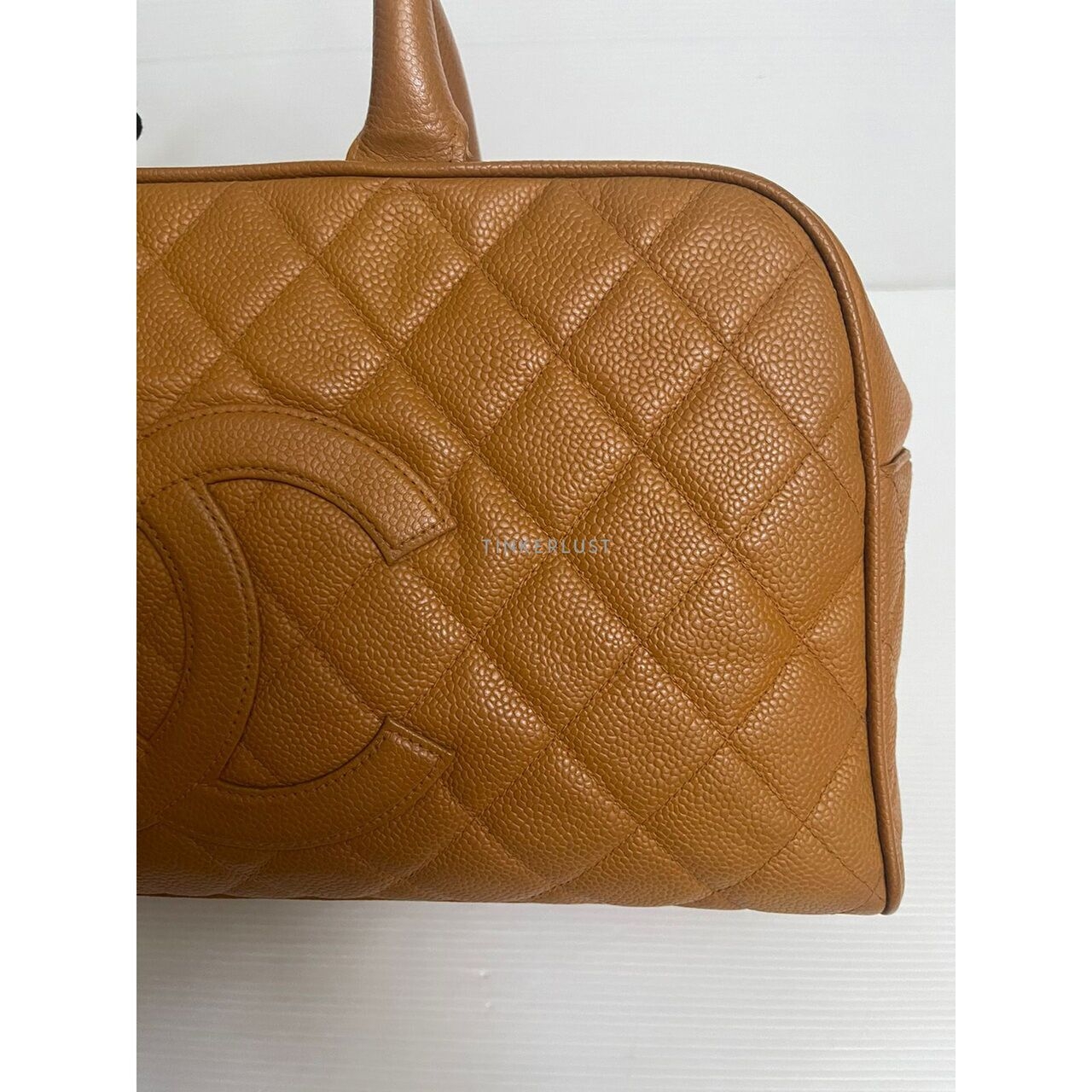 Chanel Bowling Caramel Caviar GHW #8 Handbag