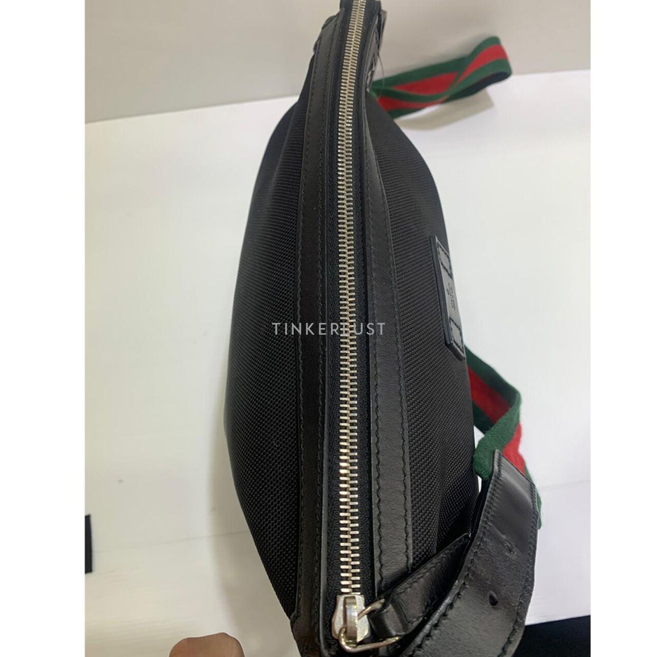 Gucci Messenger Ophidia Canvas Black Sling Bag