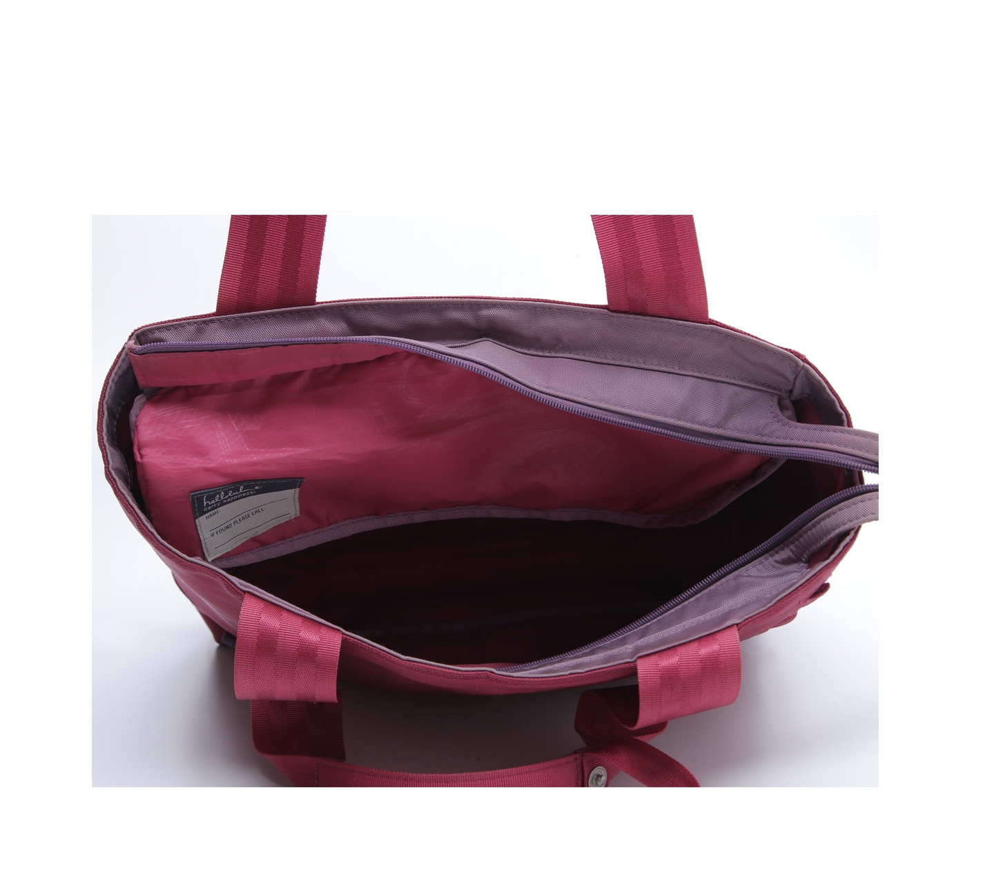 Hellolulu Dark Purple Laptop Tote Bag