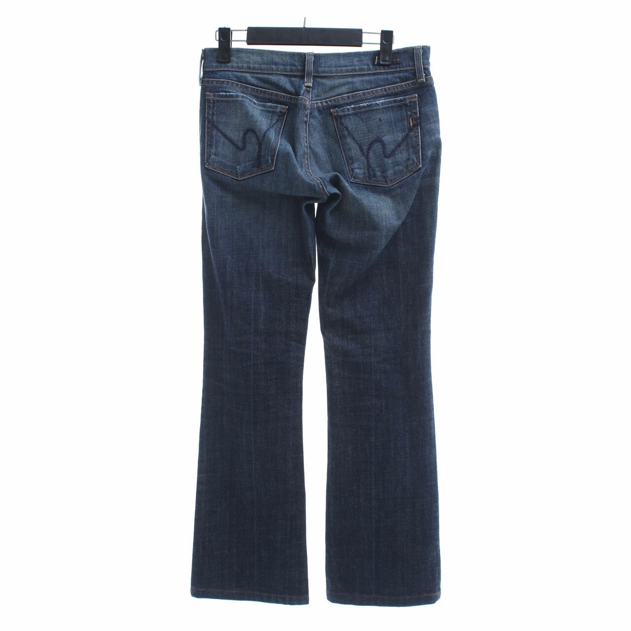 Citizens of Humanity Dark Blue Washed Denim Long Pants