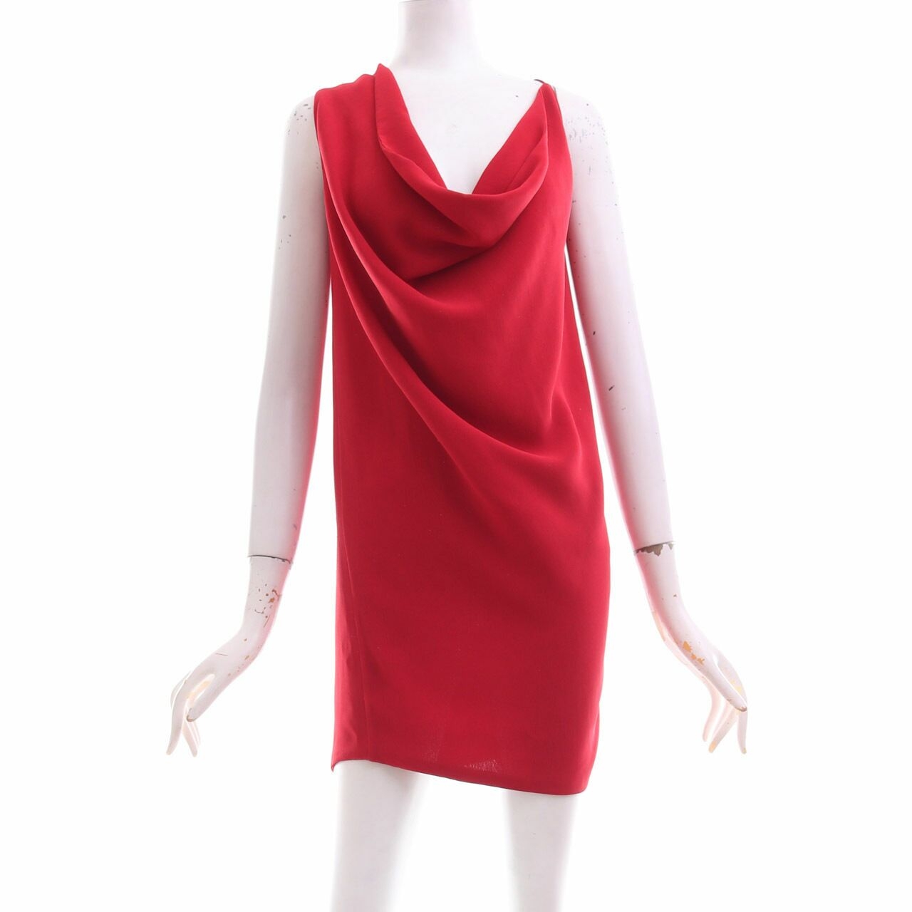 Patrick Owen Red Pencil Mini Dress