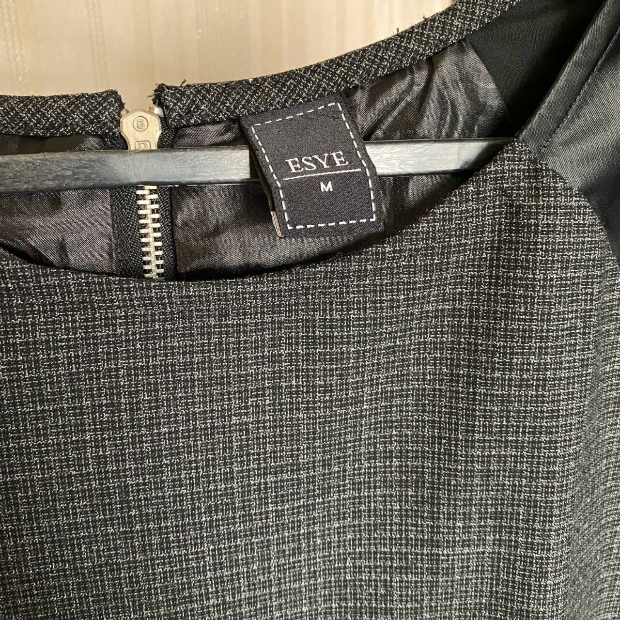 Esye Black & Grey Mini Dress