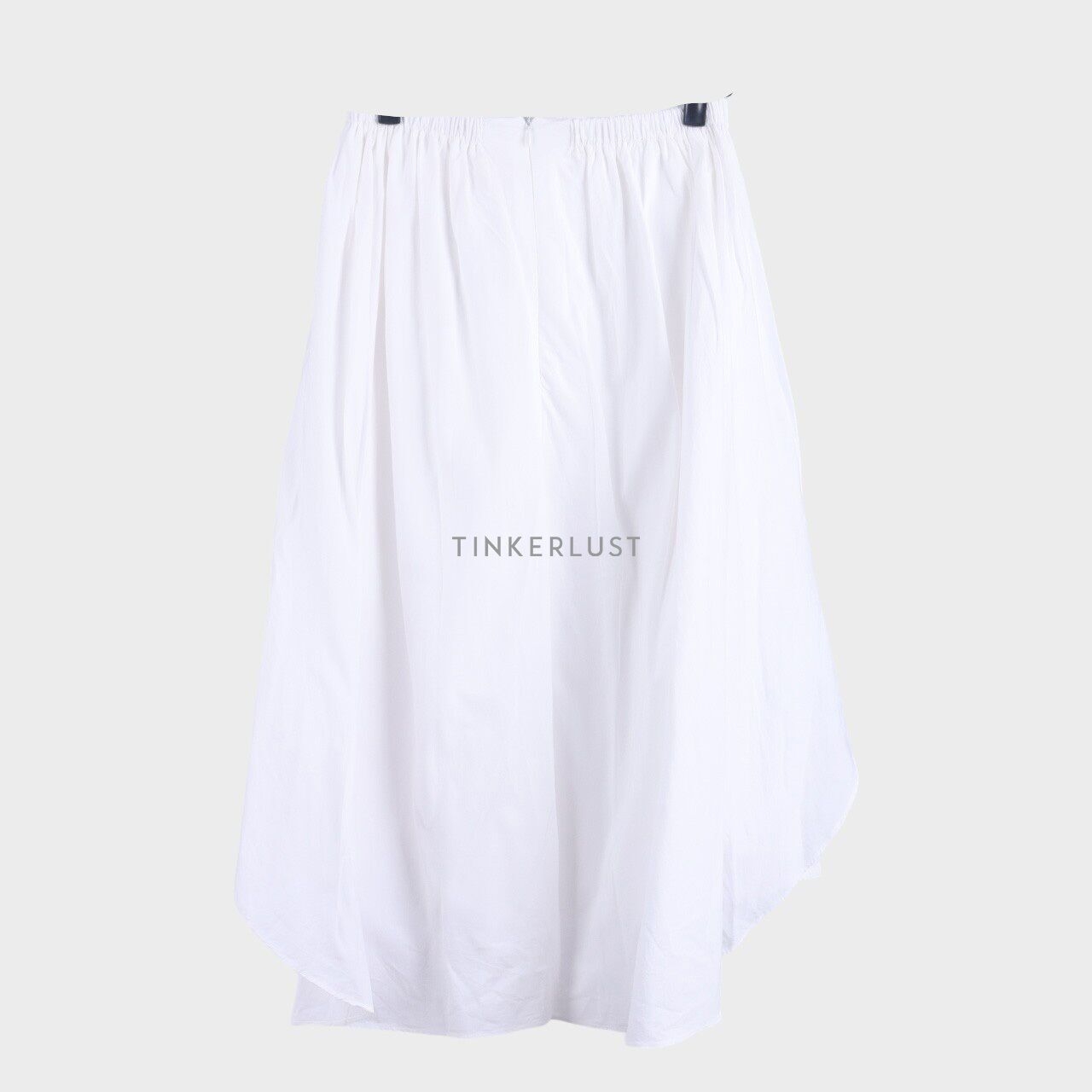 SAYA White Midi Skirt