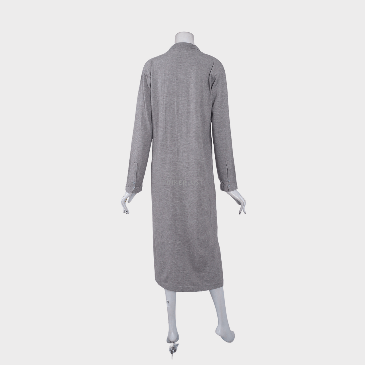 Duma Grey Knit Midi Dress