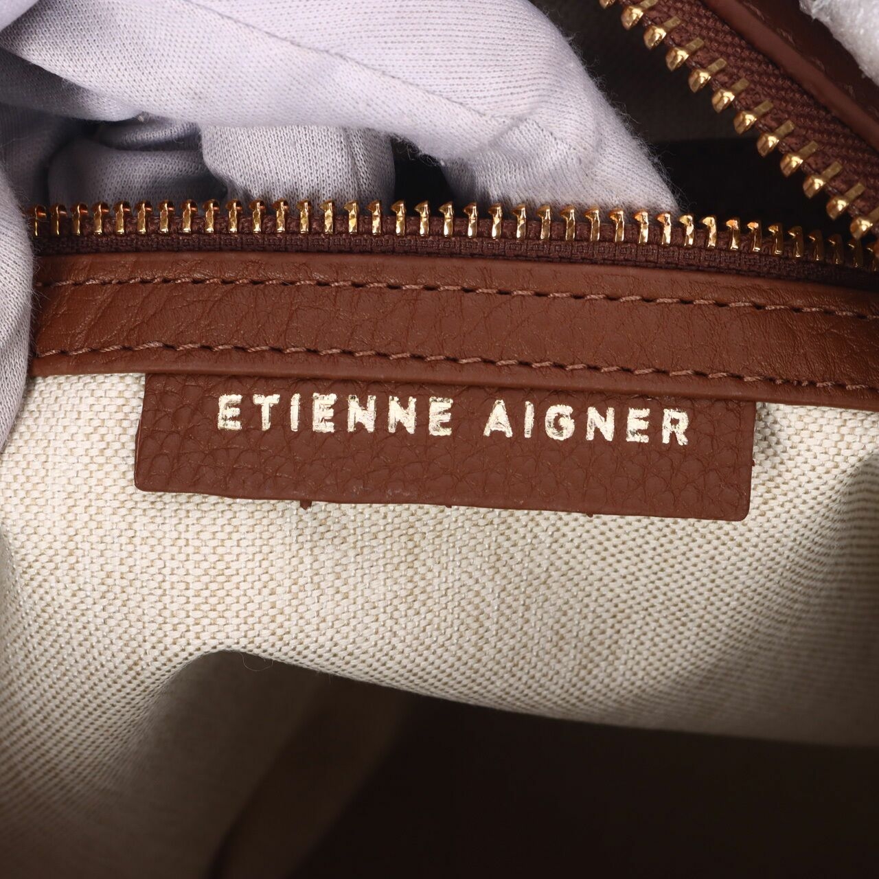 Etienne Aigner Adeline Bucket Brown Luggage Shoulder Bag