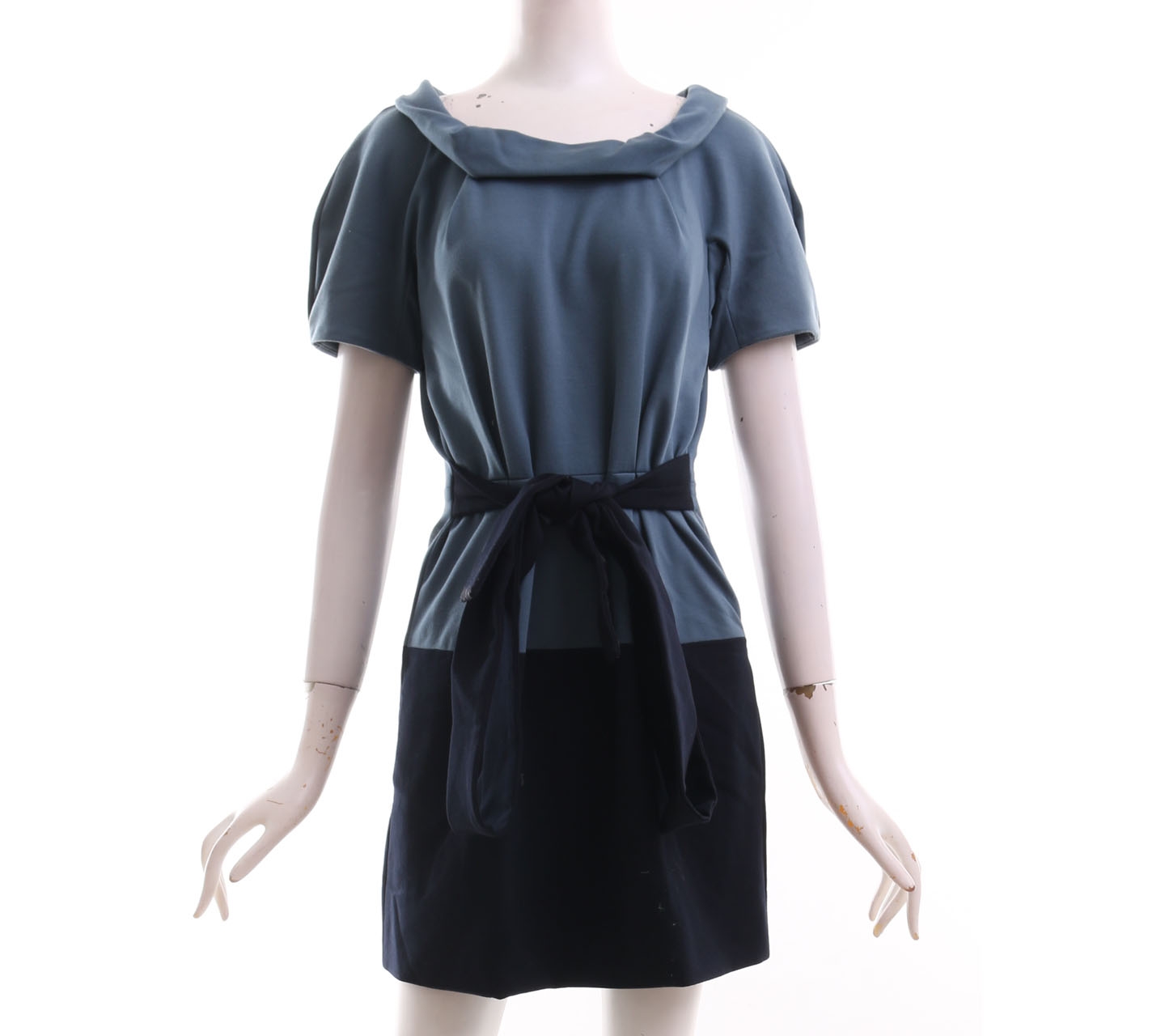 Thakoon Grey & Black Mini Dress