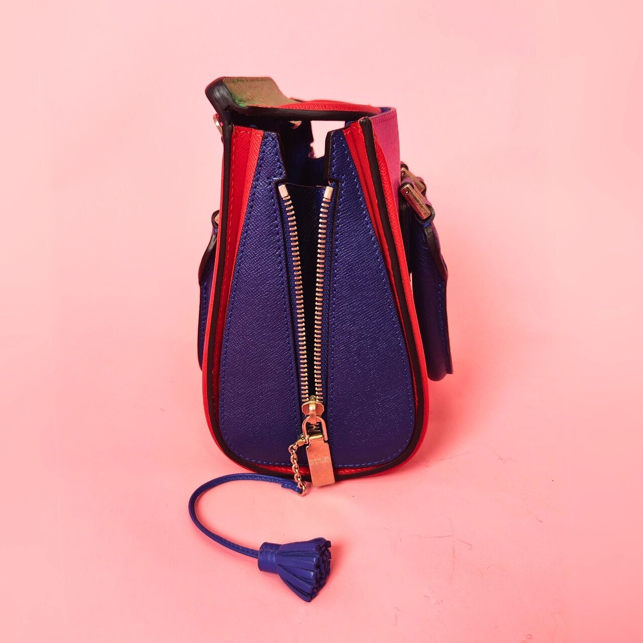 Alexander Mcqueen Multicolor Leather Mini Heroine Bag