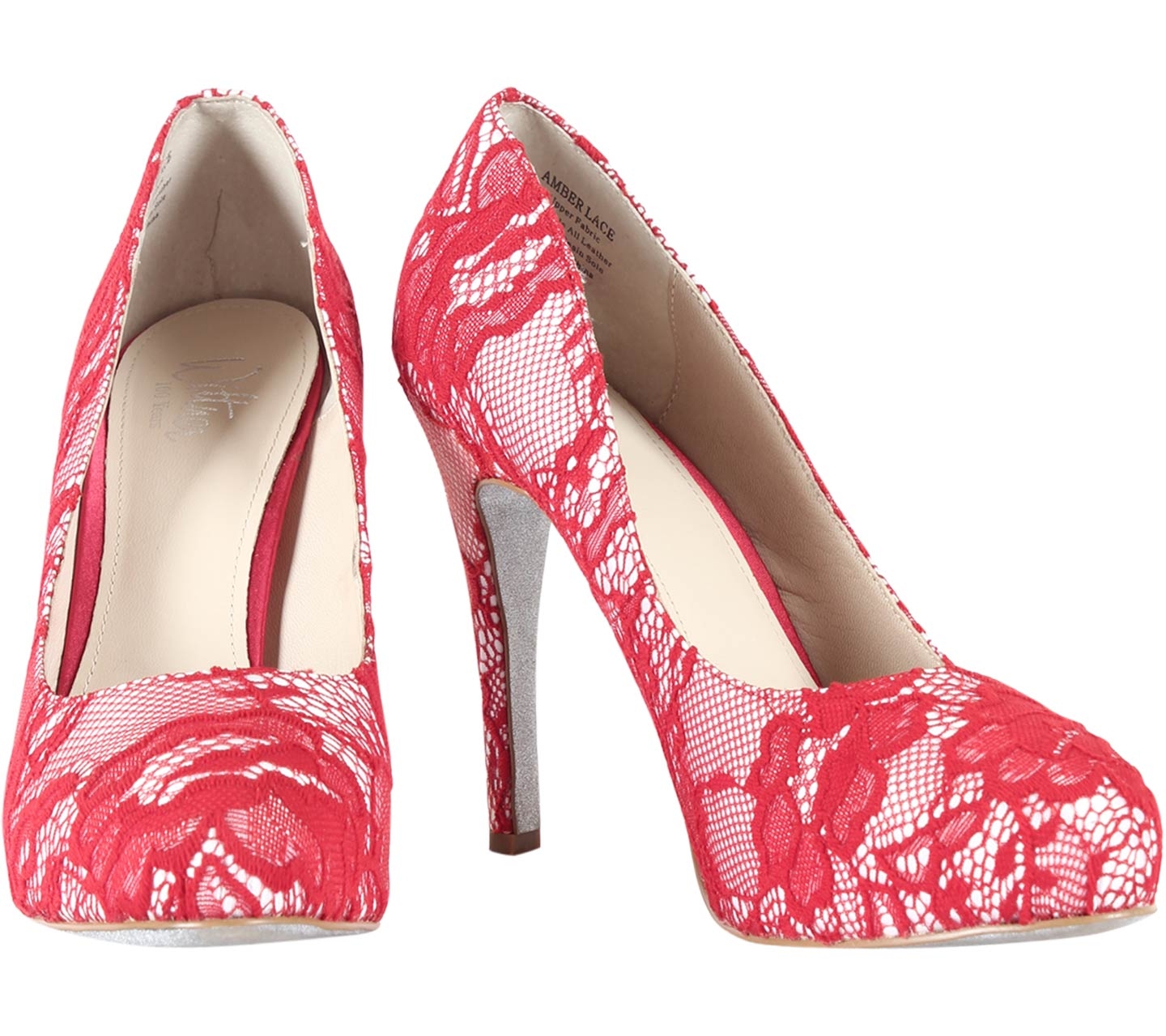Wittner Red Lace Heels