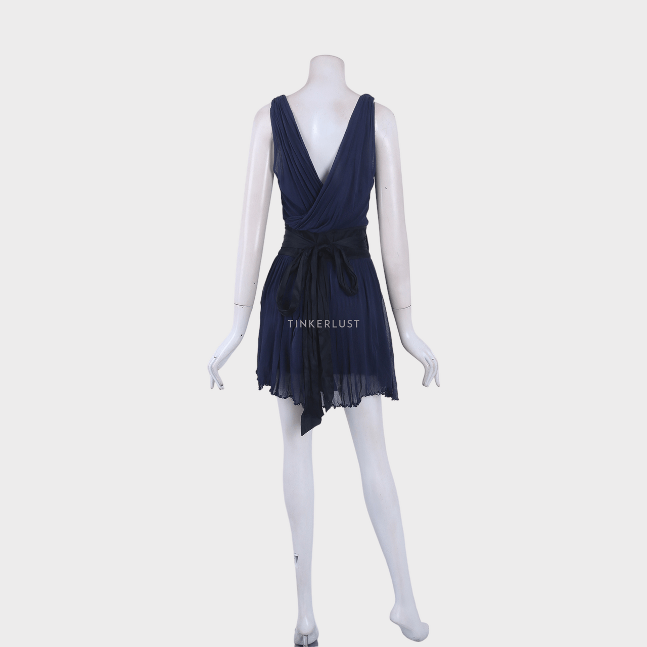 Diane von Furstenberg Lorelei Navy Wrap Dress