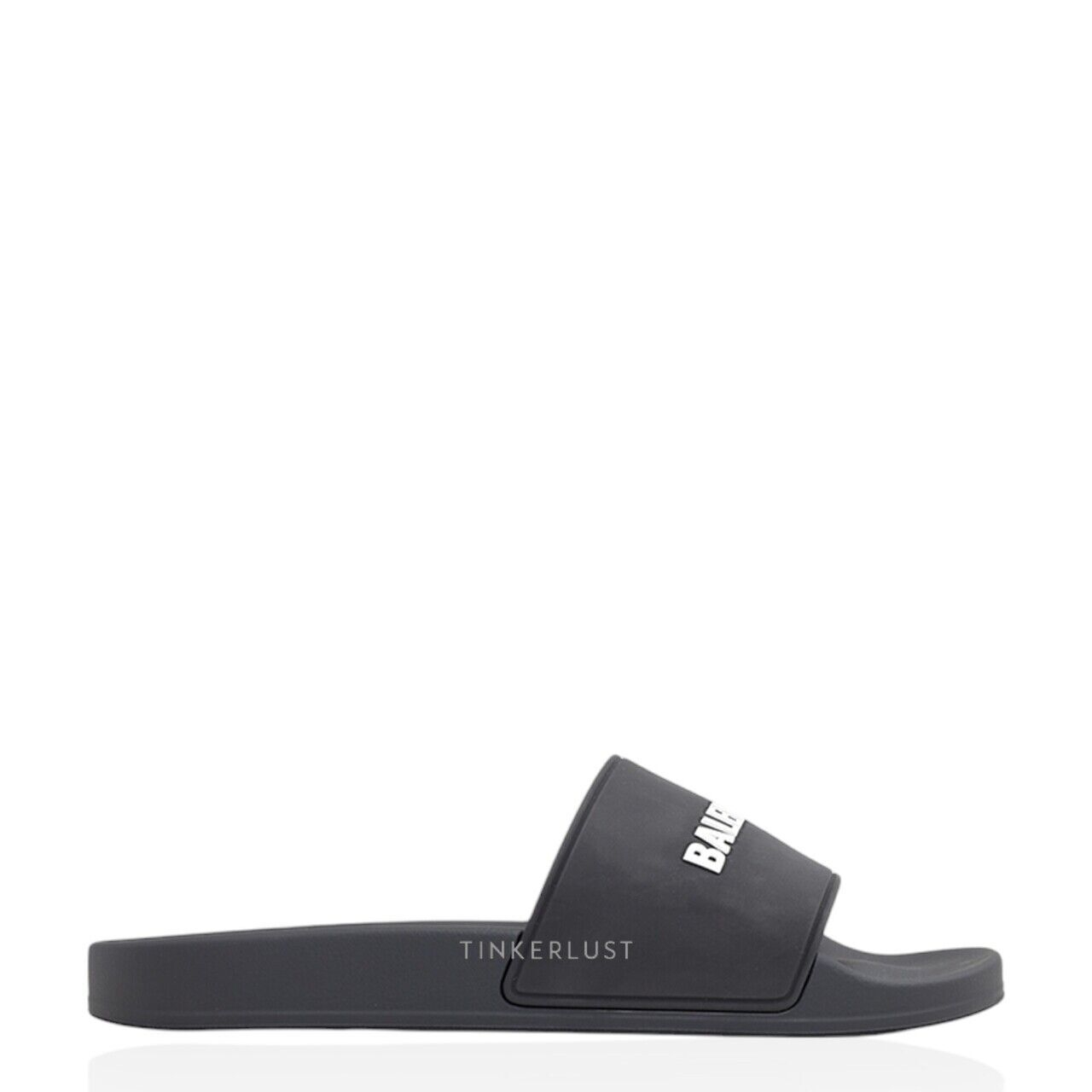 Balenciaga Men Logo Slides Black Sandals