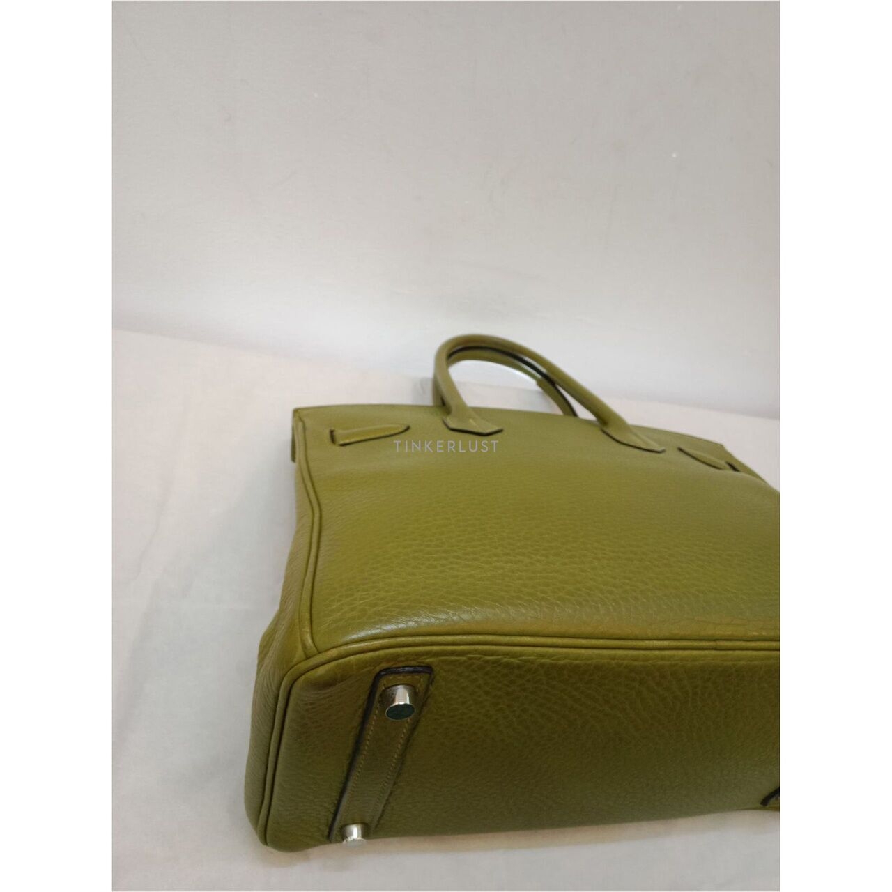 Hermes Birkin 30 Vert Chartreuse #J 2006 PHW Handbag