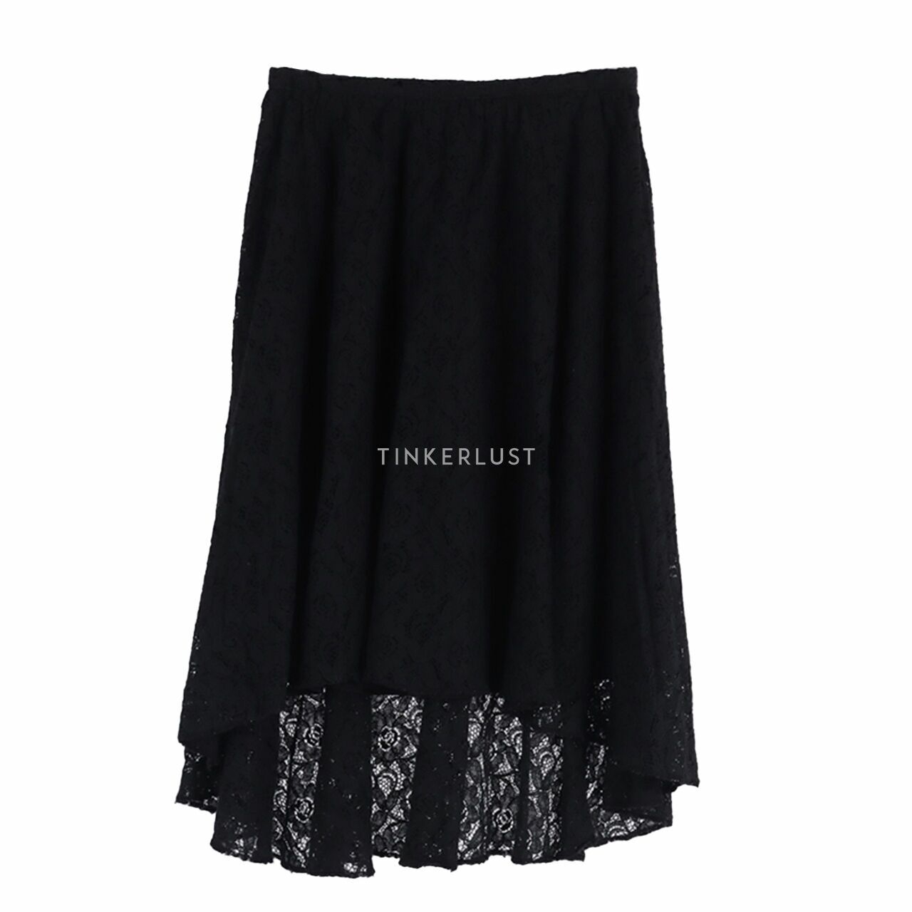 Uptown Girl Black Lace Mini Skirt