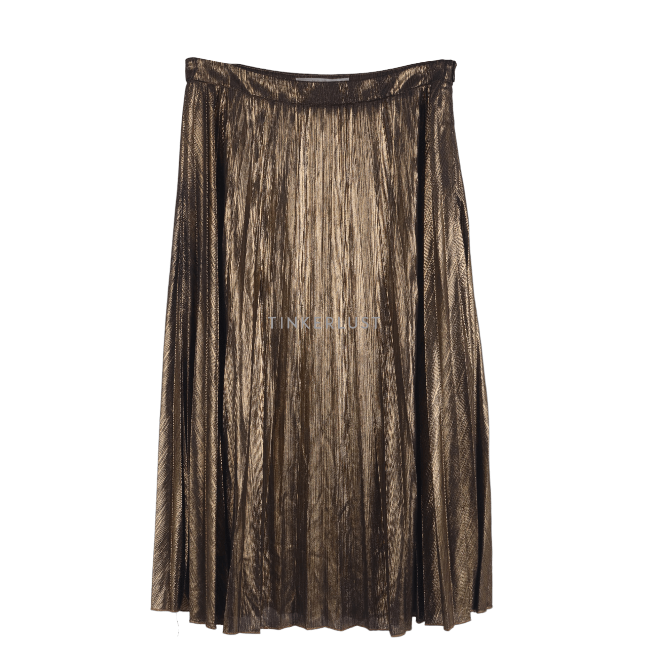 bYSI Gold & Black Midi Skirt