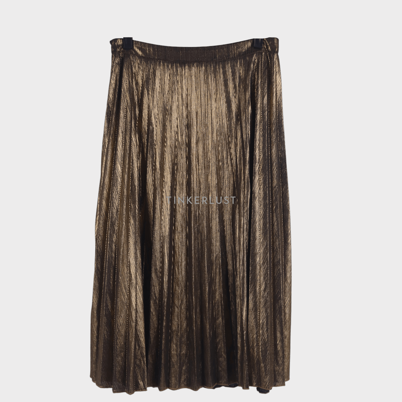 bYSI Gold & Black Midi Skirt