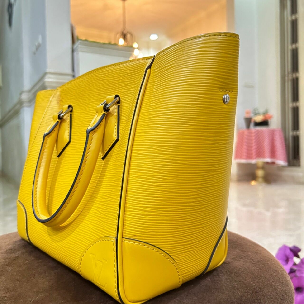 Louis Vuitton Yellow Epi Leather Phenix PM Bag