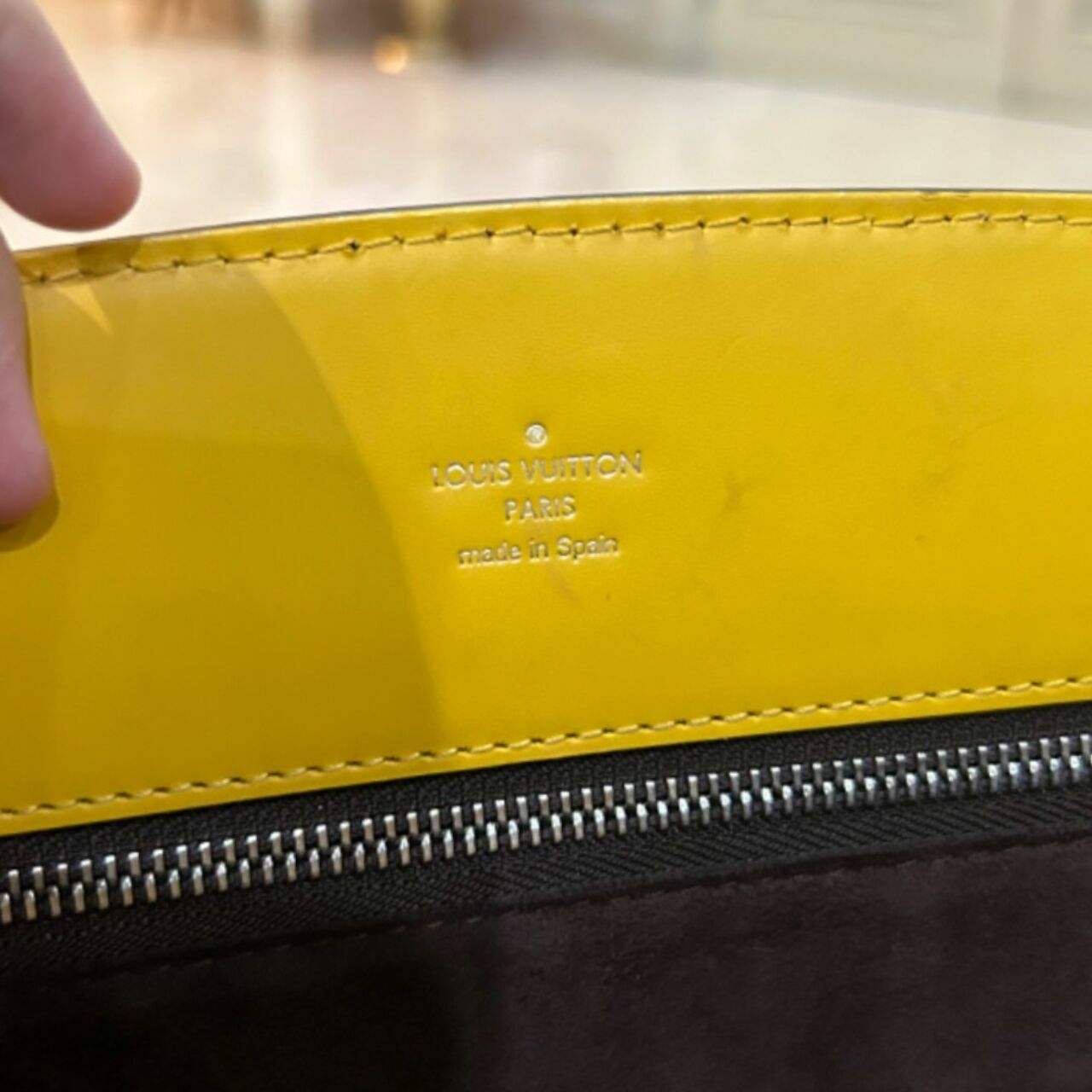 Louis Vuitton Yellow Epi Leather Phenix PM Bag