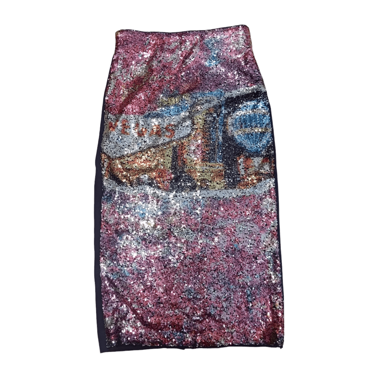 Iroo Vegas Sequined Multicolour Skirt 