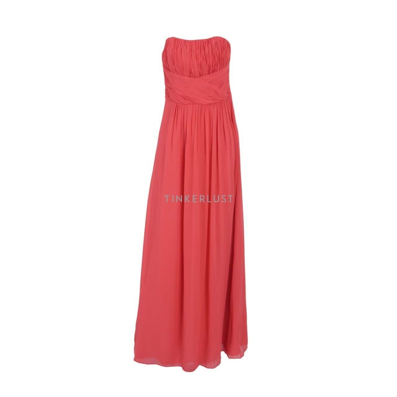 Ted Baker Coral Strapless Long Dress