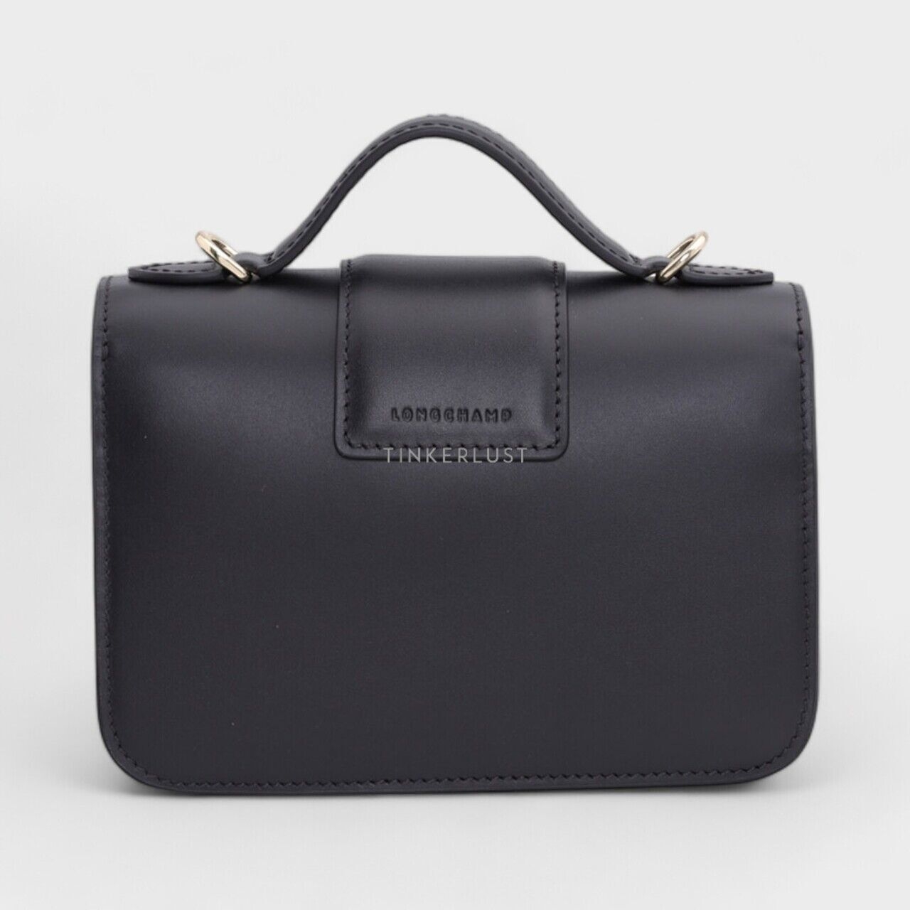 Longchamp Box Trot XS in Black Leather Crossbody Bag