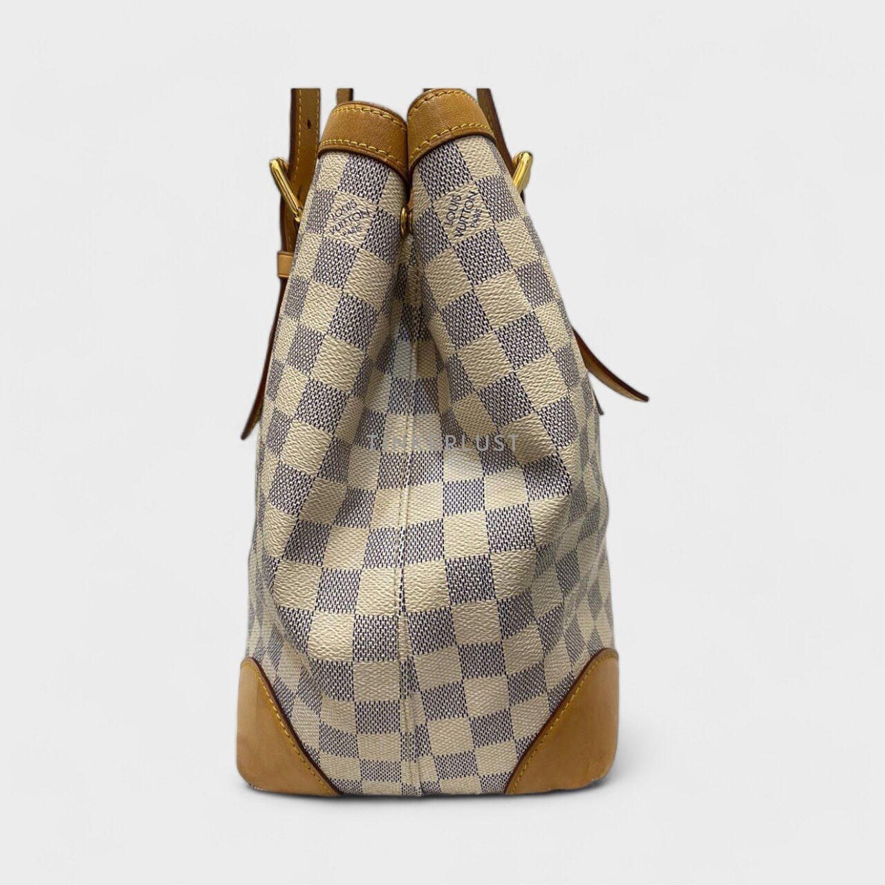 Louis Vuitton Hampstead PM Damier Azur Canvas Tote Bag