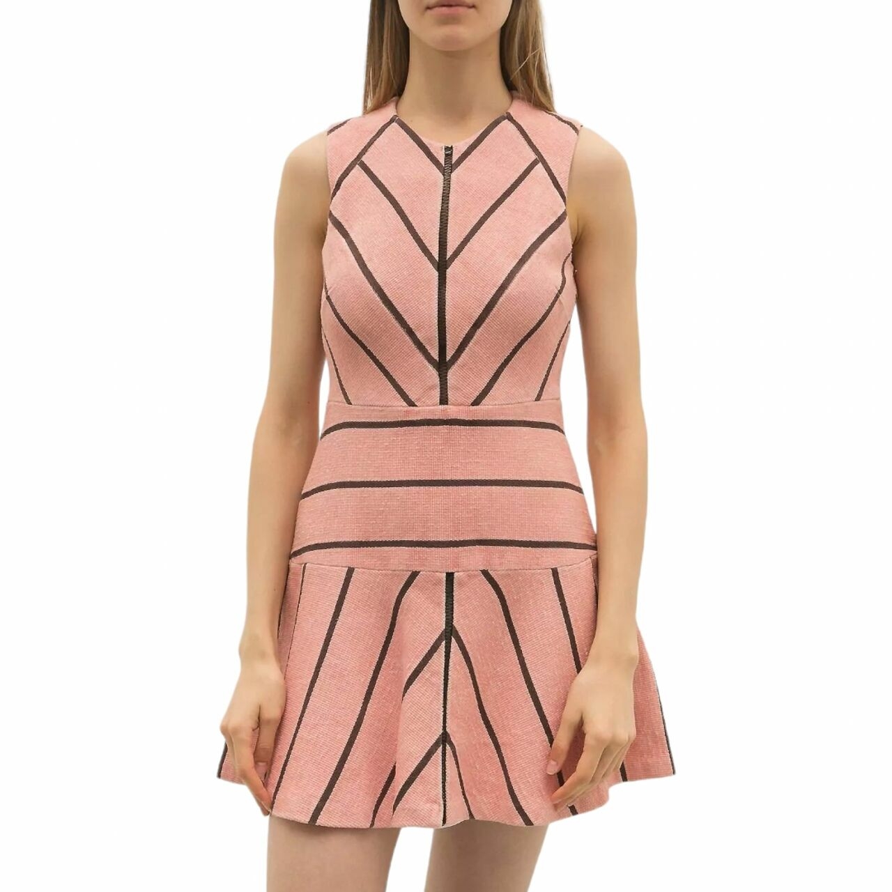 Sandro Black & Pink Mini Dress