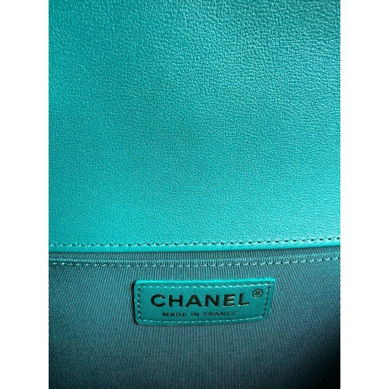 Chanel Boy Green Shoulder Bag