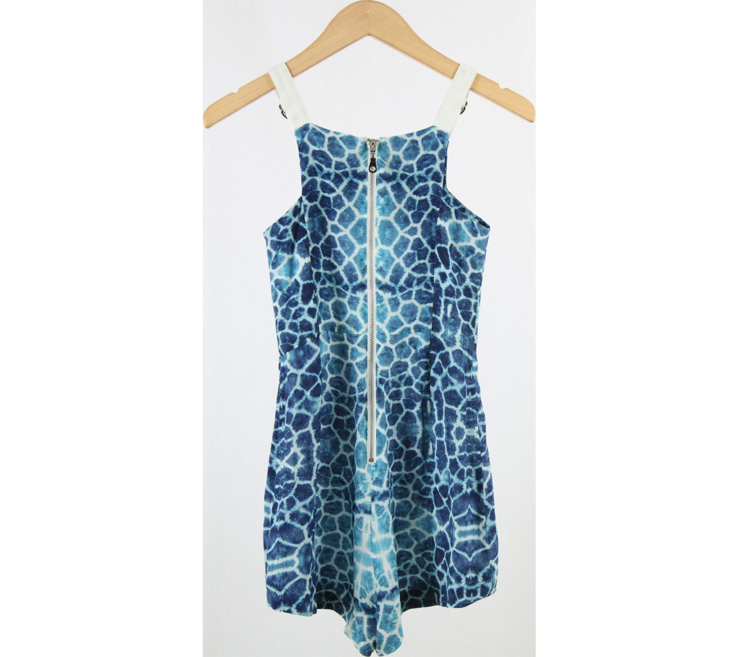 Shakuhachi Blue And White Patterned Jumpsuit