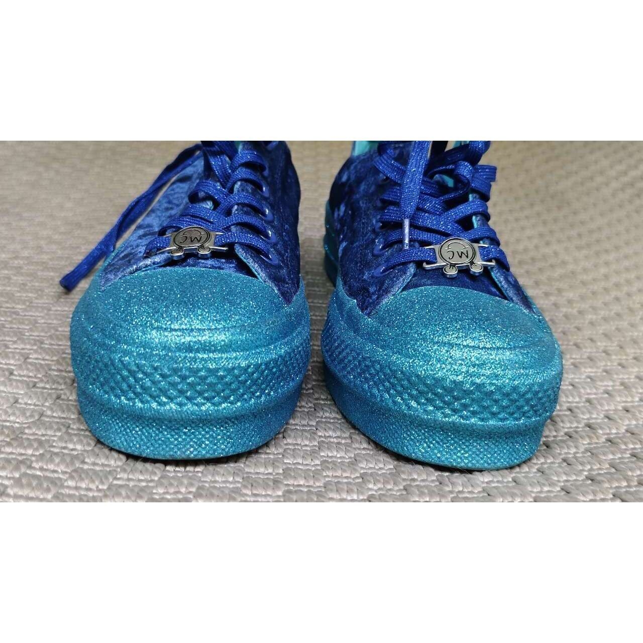 Converse Miley Cyrus x Chuck Taylor AS Lift Low Blue Metallic Sneakers