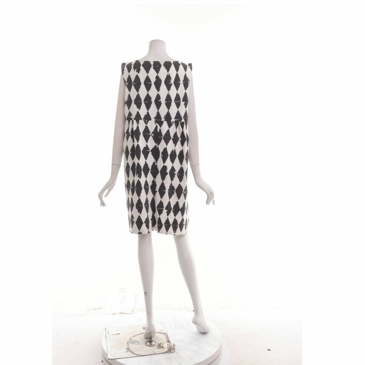 Max & Co. Black & White Pattern Mini Dress