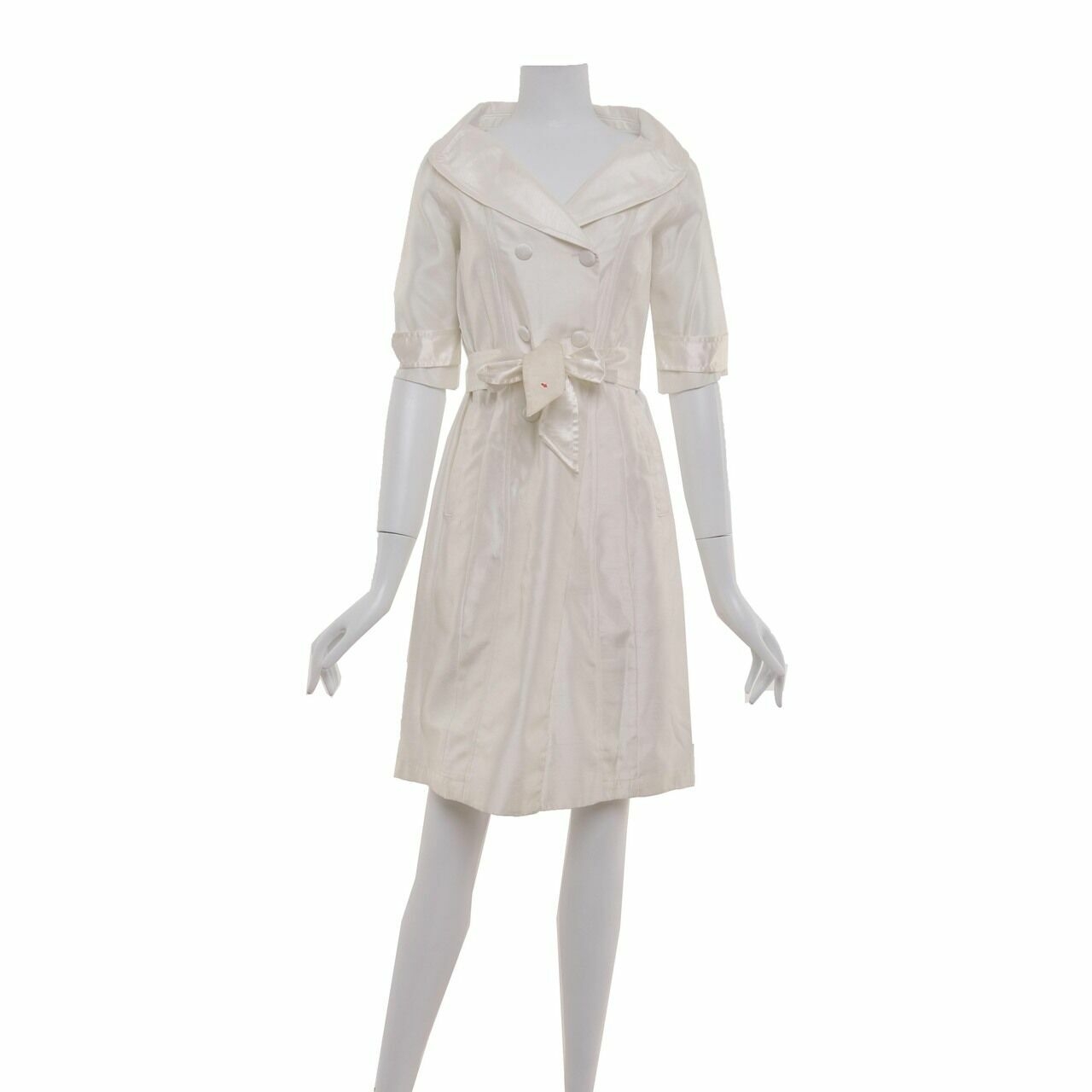 Vesperine Off White Mini Dress
