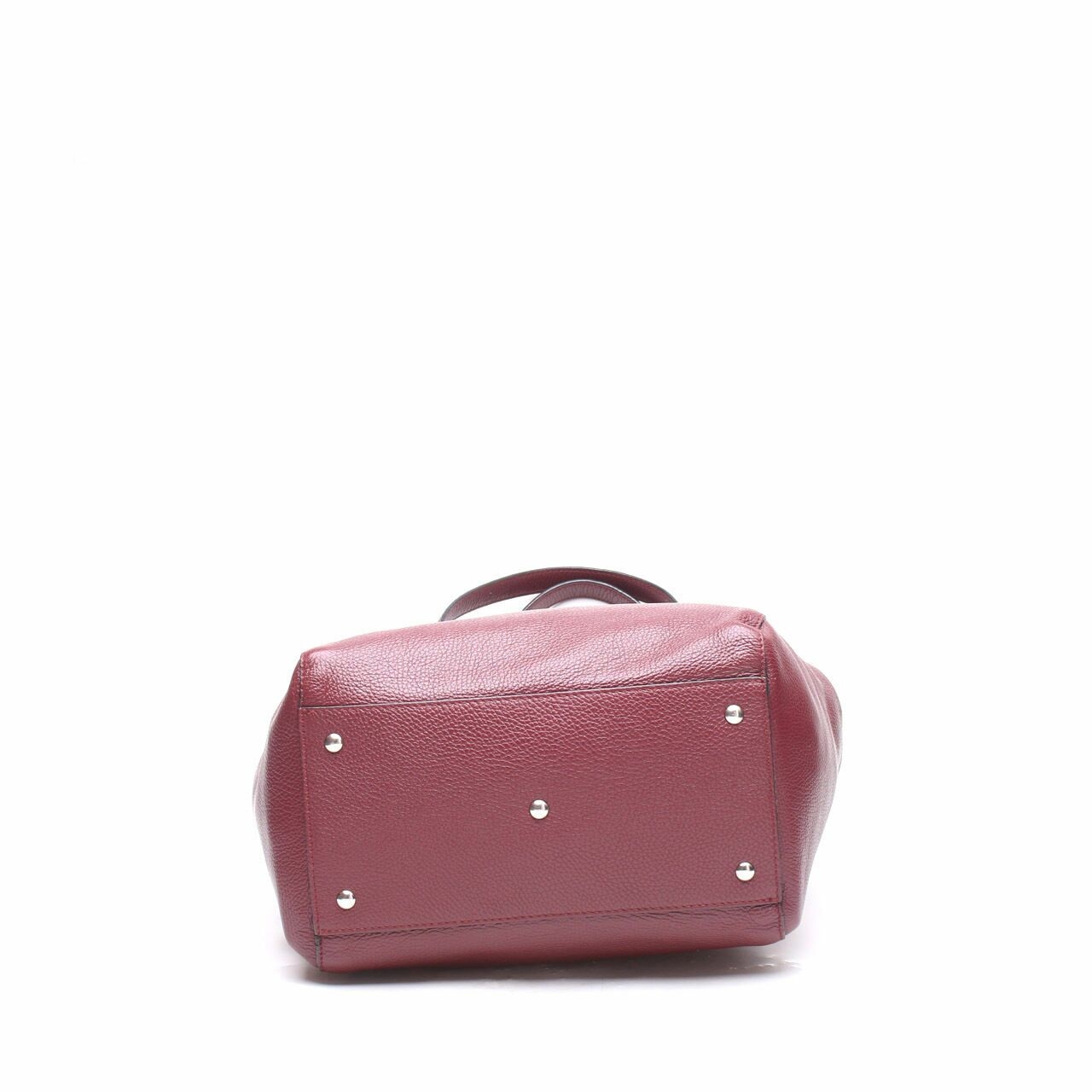Coccinelle Wine Leather Shoulder Bag