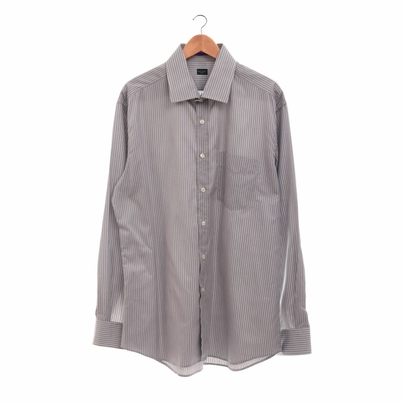 Paul Smith Grey Patterned Shirt